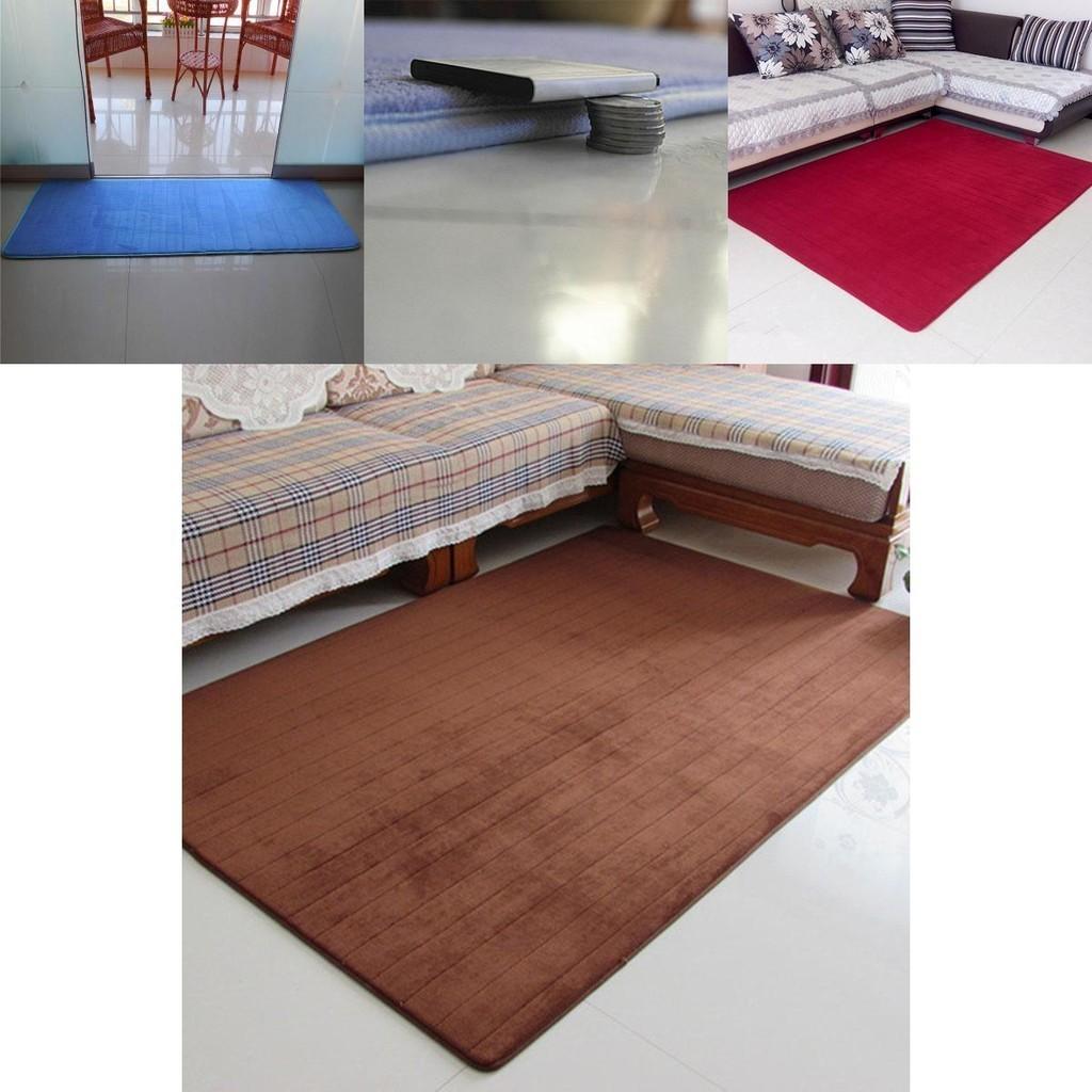 Super Absorbent Coral Velvet Bathroom Mat Offering Safety And Style For Home