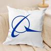 Fashion The Boeing Company Cushion Cover Silky Short Plush DoubleSided Printed Pillow Case for Sofa All Seasons Home Decor Gift