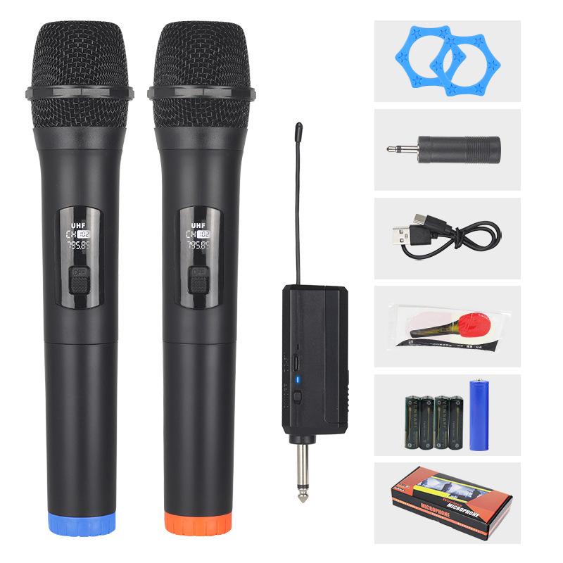 Wireless Microphone for KTV, Live Broadcast & Outdoor Performances - One-to-Two Dynamic System