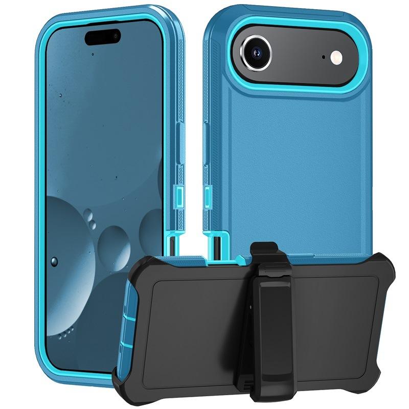 Shockproof Hybrid Case for iPhone 17/17 Air/17 Pro/17 Pro Max - Rotatable Kickstand & MagSafe | Anti-Slip TPU+PC Protection