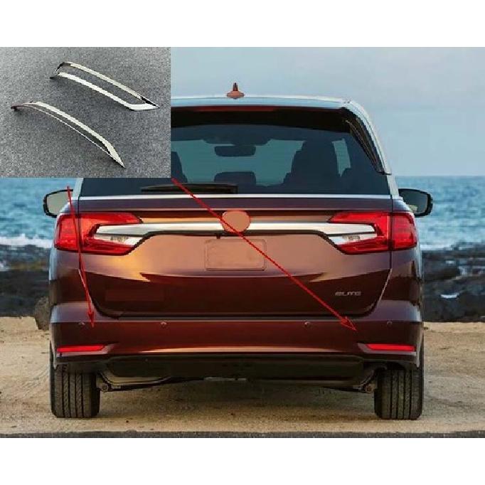 ABS Chrome Rear Fog Light Cover Trim For 2018- Honda Odyssey (US Version)