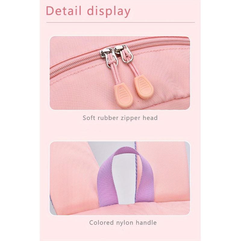 1pc New Cute Princess Style Little Rabbit Doll Backpack With Colorful Sequins, Primary School Girls Backpack, Cute Sweet Student Backpack