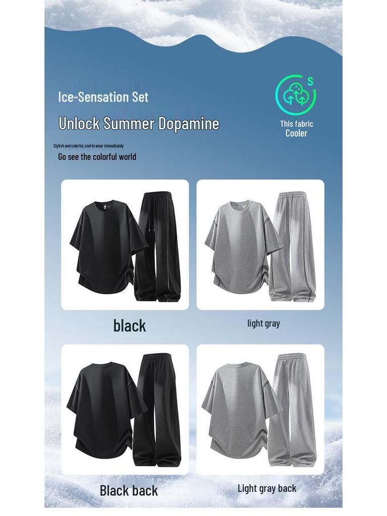Men's Casual Summer Short Sleeve Two-Piece Set - 2026 Collection