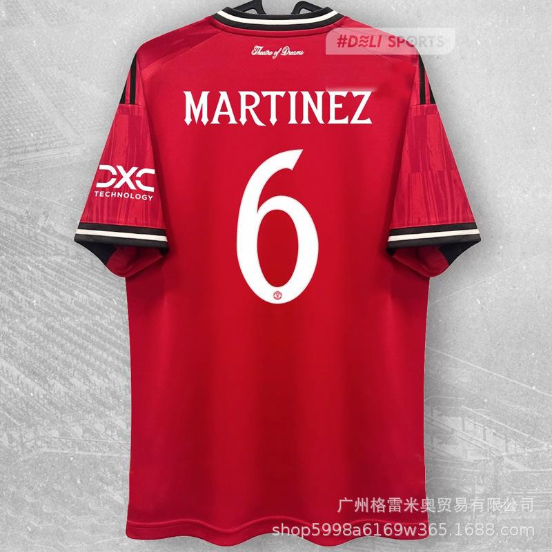 2526 Premier League giants football club Manchez Red Devils jersey star collection No. 8 B fee football jersey wholesale S