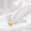 Gold Acacia Bean Necklace Titanium Steel Love Necklace Does Not Fade Gift