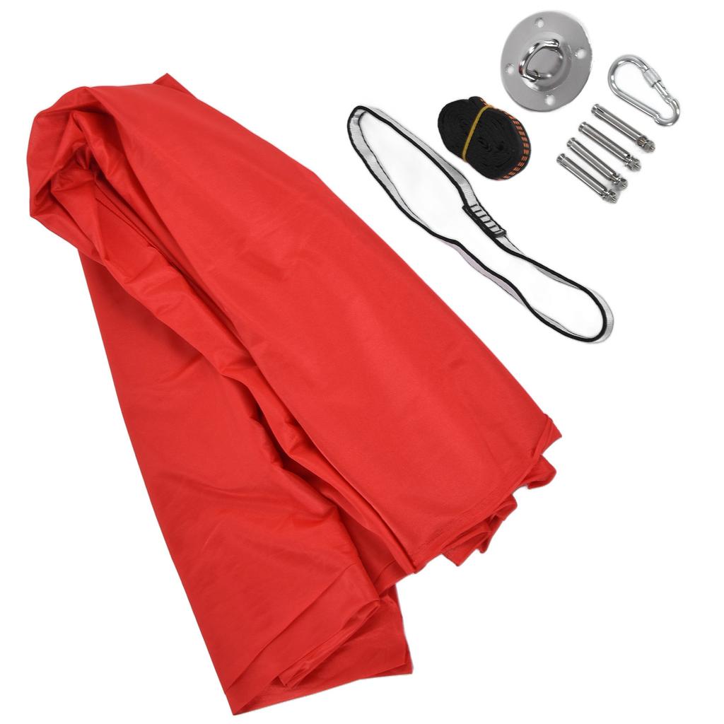 Children Stretch Hammock 1.5m Red Elasticity Learning Skills Get Life Relaxation Comfortable