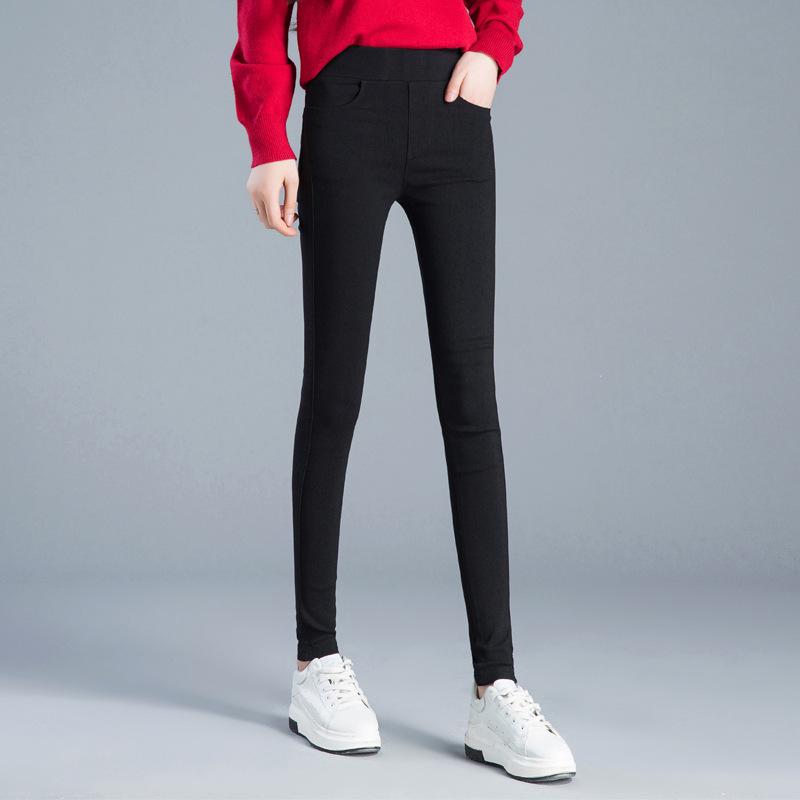 Damen Skinny Bleistifthose - Frühling/Herbst, 4 Taschen, vorne & hinten