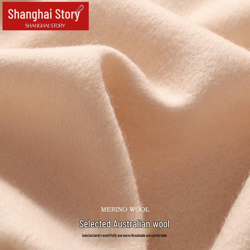Shanghai Story Women's 100% Wool Embroidered Shawl