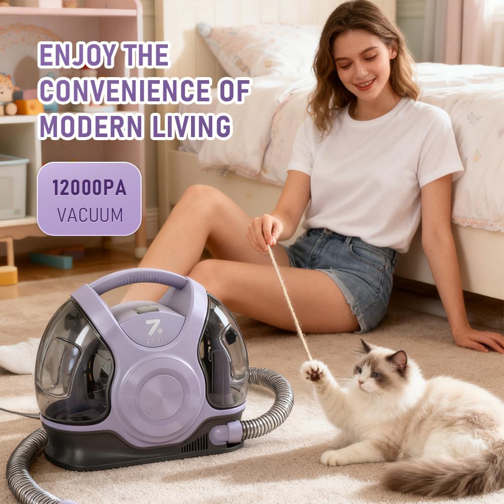 Handheld Upholstery Vacuum Cleaner Carpet Pet Stain Cleaner Spray and Suck Home Fabric Stain Remover Pet Hair Removal Cleaner