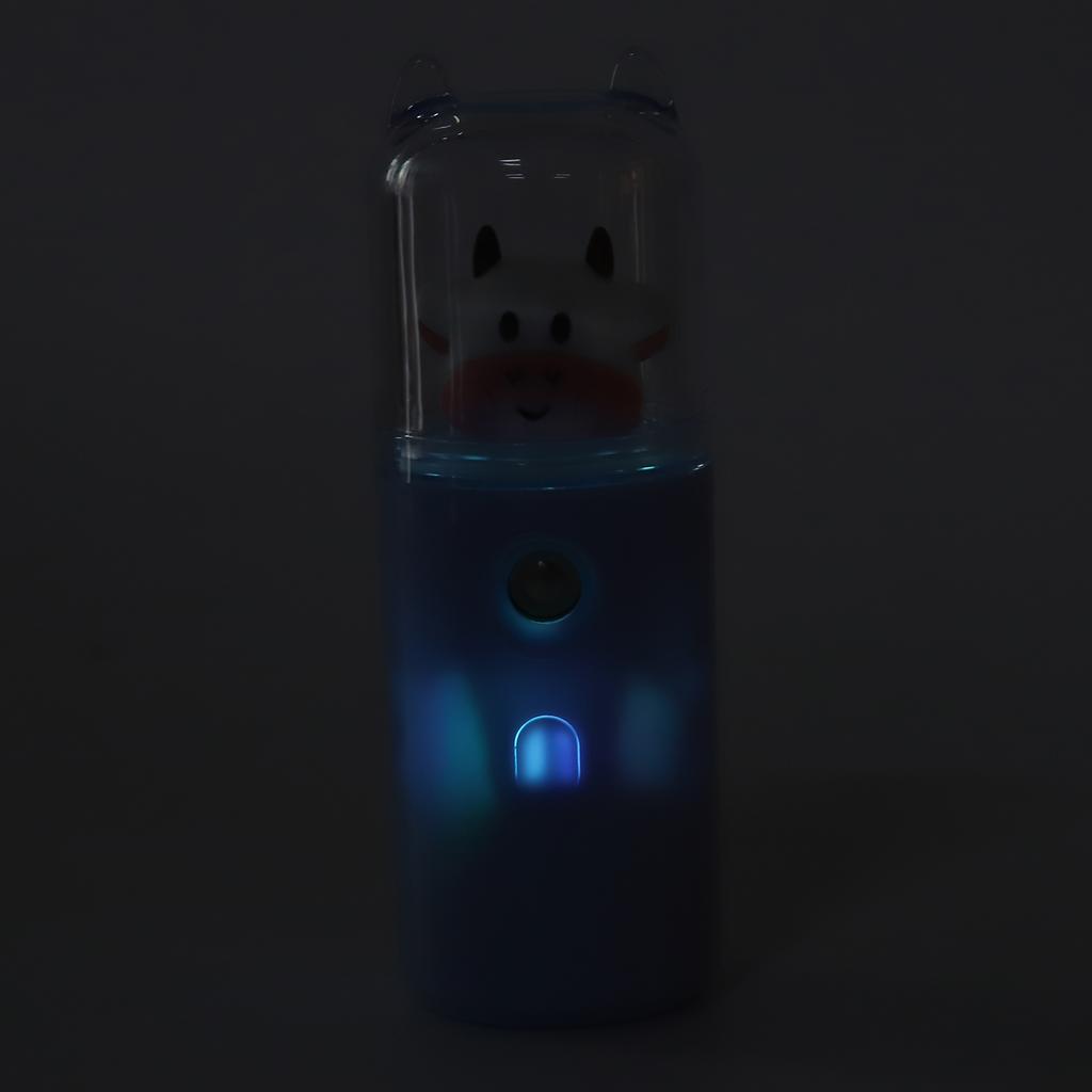 Portable   Facial   Moisturizing Handy Cool Mist Sprayer with Color Light Function