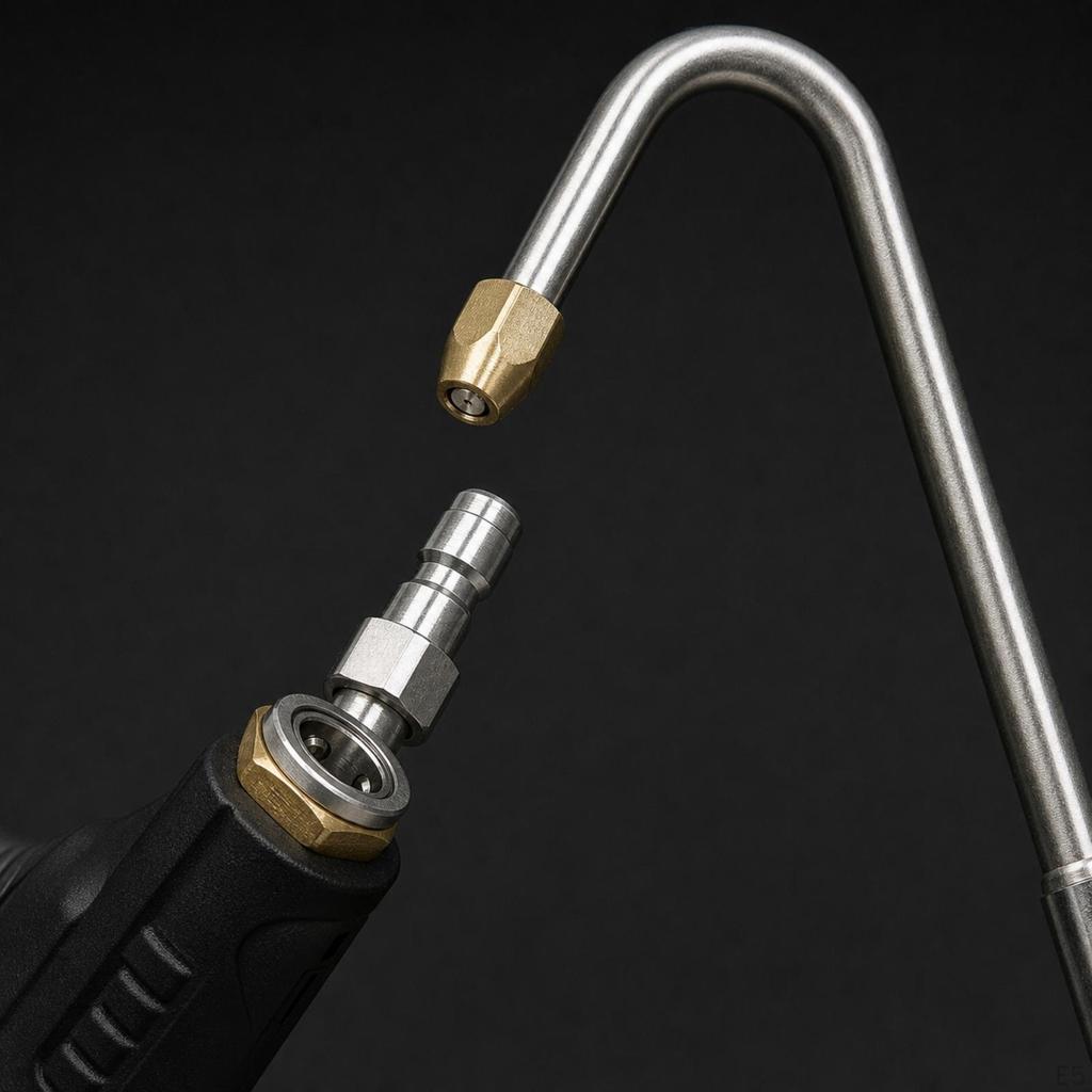 Pressure Washer Spray Tool Universal Bent Lance Convenient