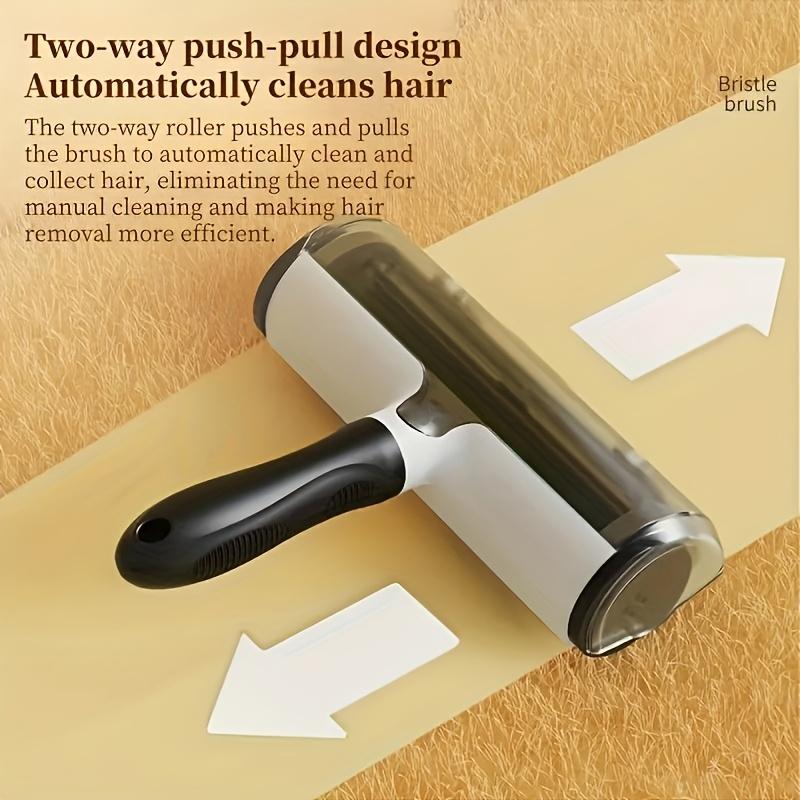 1pc Reusable Pet Hair Remover, Pet Hair Removal Roller Brush - Automatically Collects Fluff, Ideal for Clothes, Furniture,And Carpets -Durable Plastic