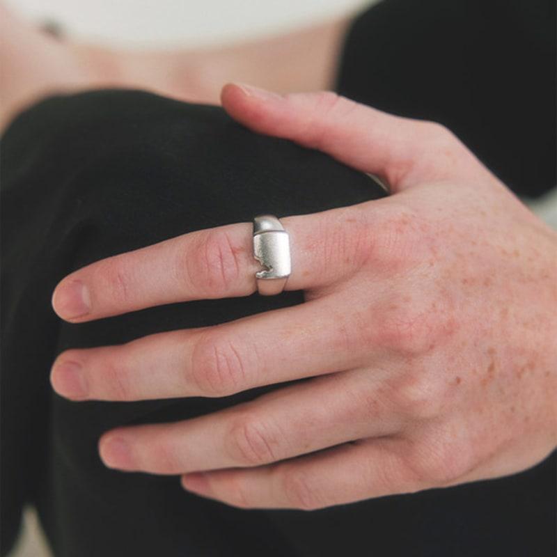 

JOY GRYSON Adventurous Broken Ring JS4SRM04 WHITE_No. 14