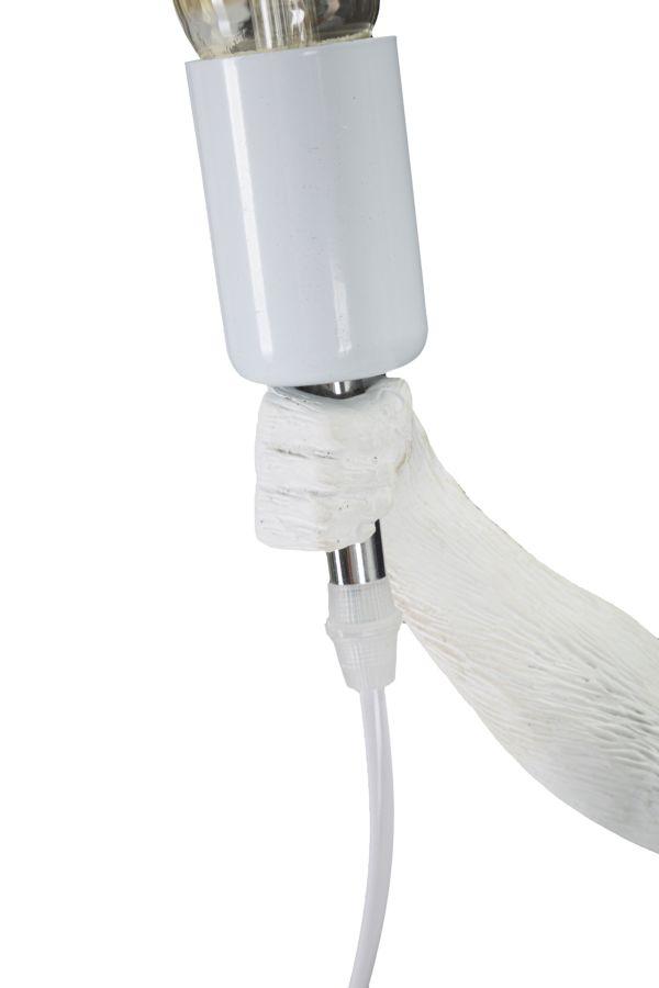 Table Lamp Monkey White Cm Ø 26X34X55