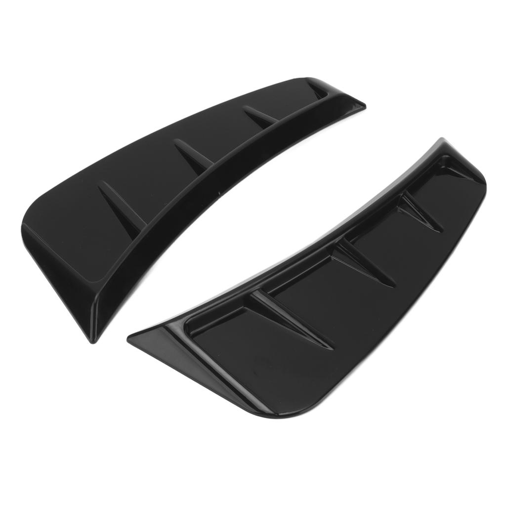Side Marker Air Wing Vent Cover Trim ABS Glossy Black ABS Universal Exterior Accessories for Car