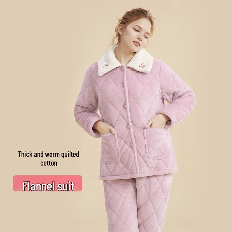 Женский утепленный фланелевый пижамный комплект Urban Beauty