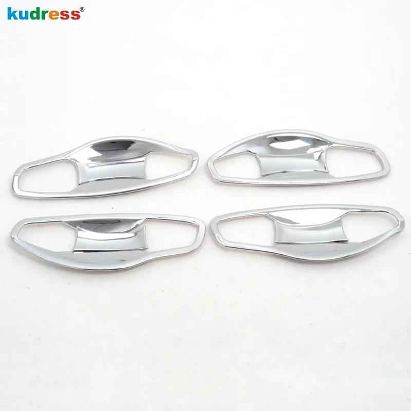Copertura Bordo Ciotola Maniglia Porta Laterale Cromata per Hyundai Santa Fe IX45 2013 2014 2015 2016 2017 Accessori Tappo Tazza Maniglia Laterale Auto