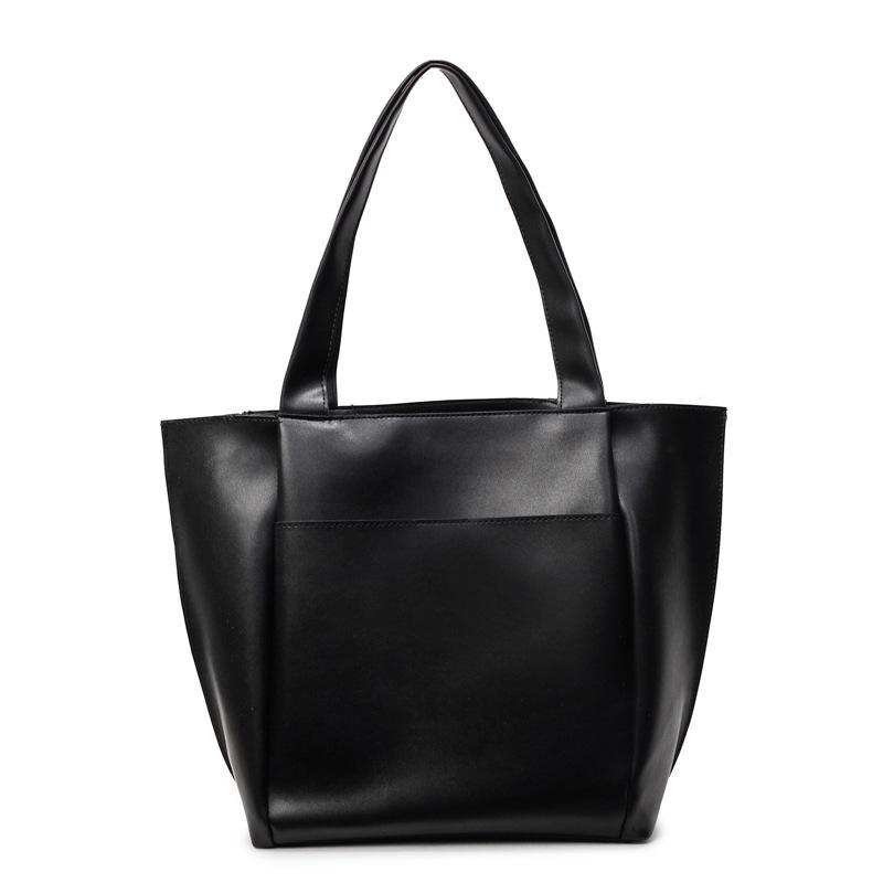 Large-capacity Tote Bag Women's 2025 Spring New Simple Foreign Shoulder Bag High-value Leisure Work Commuter Bag