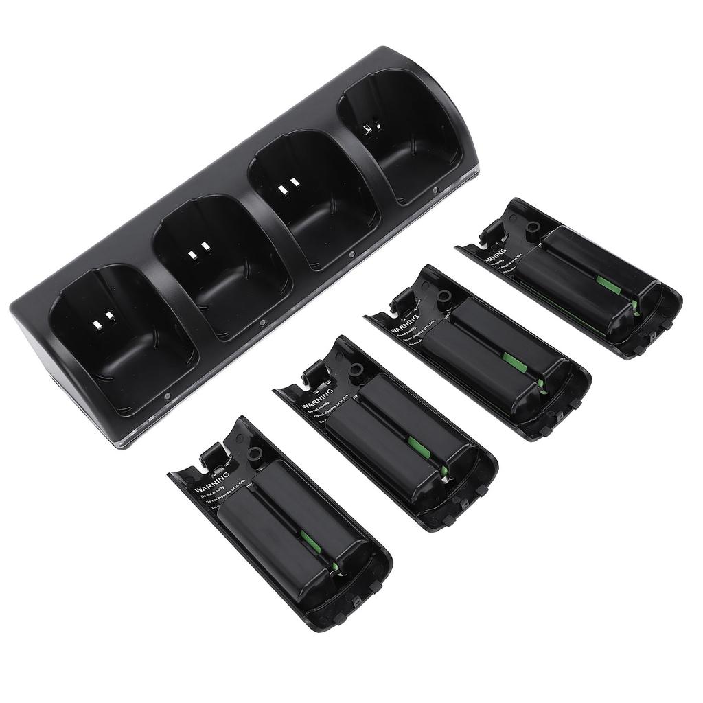Controller  R Station for   Remotes Controller  R Dock Station with 4 Pack 2800mAh Re Able Battery