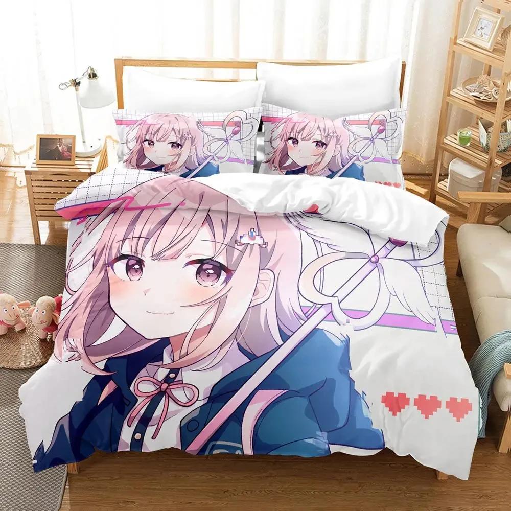 Anime Danganronpa V3 Chiaki Nanami Bettwäscheset Bettbezug Bettset Steppdecke Kissenbezug Bettdecke King Queen Size Jungen Erwachsene
