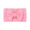 48 colors Baby Bowknot Hairband Broadside Headband Kids Girls Boutique Elastic Protect Turban Headwear Baby Hair Accessories