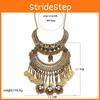 Ethnic Style Coin Pendant Necklace With Tassels For Women Stylish Festival Jewelry