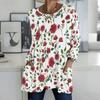 Plus Size Women Crew Neck Long Sleeve Tunic Soft Oversized Tops For Home Life And Casual Walking