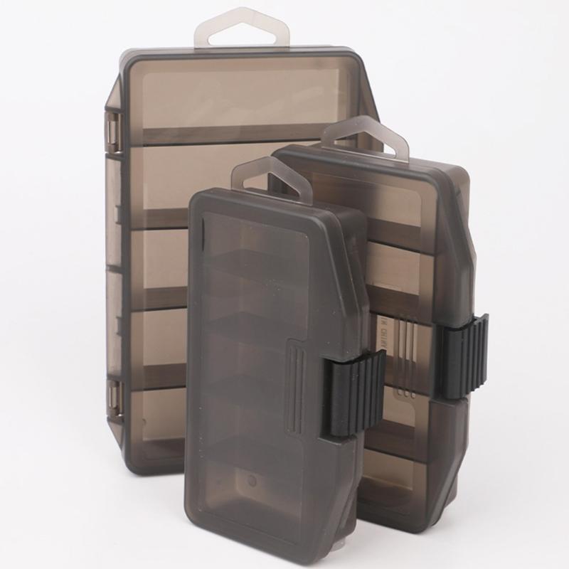 Tackle Storage Case Lures Baits Container Box 5 Compartments Fishing Tackle Box