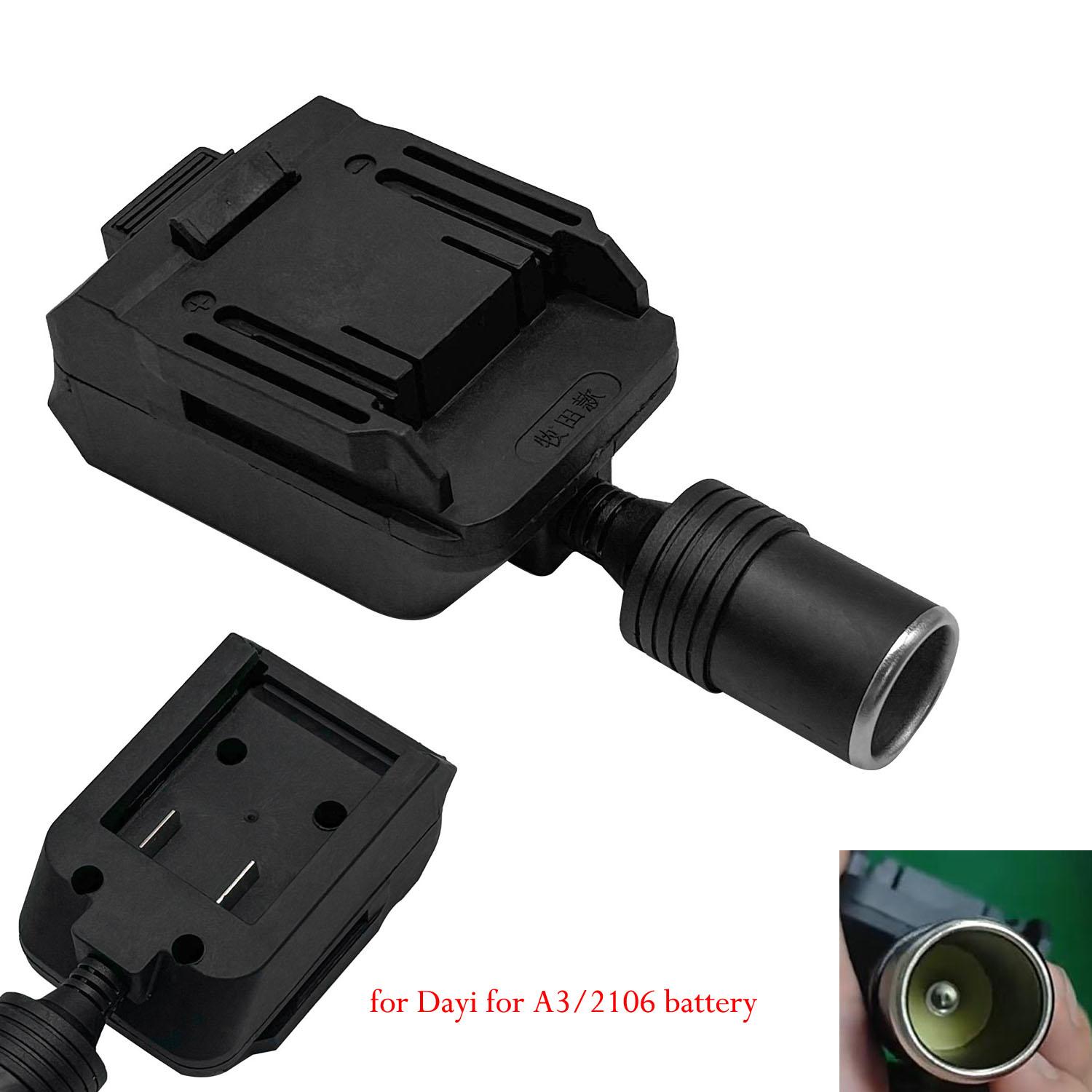 

Black Battery Adapter Cable 18V Battery Converter For Machines Wire Edm Machine 18V Power Adapter For Dayi Machine Compatibility