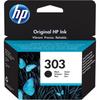 HP 303 Cartouche D’encre Noire Authentique (T6N02AE) Pour HP Envy Photo 6220/6230/7130