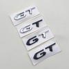 VZQR9 3D ABS Logo GT Emblem Letters Car Trunk Badge For Peugeot 208 2008 201 206 508 5008 207 408 4008 3008 308 GT Sticker Accessories