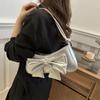 Personality trend beautiful simple messenger bag women's bag summer fashion casual bow shoulder armpit bag