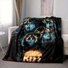 1pc KISS Band Blanket Soft All Season Throw with Vibrant Design, Perfect for Home, Travel, and Gifts, Ideal for Naps and Camping