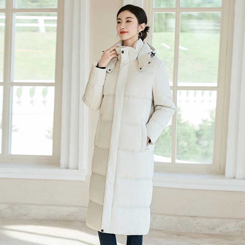 Tremon Unisex Mittellange Daunenjacke mit Kapuze