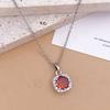 Necklace hot-selling simple square necklace accessories women's light luxury niche design sense does not fade titanium steel necklace women