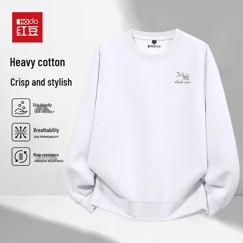 Hodo Men's Bamboo Print Round Neck Sweatshirt