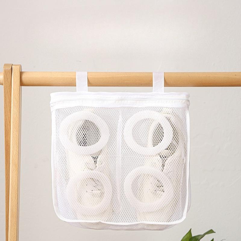 1 Stück Langlebiger Netz-Wäschebeutel für Schuhe | Waschmaschinenfest, Verformungsbeständig, mit Reißverschluss für Effektive Reinigung