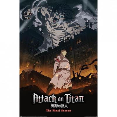 Attack On Titan Eren Ansturm Poster