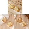 Small Shells Shaped Metal Earring Sweet Cool Studs Earring Cartilage Jewelry