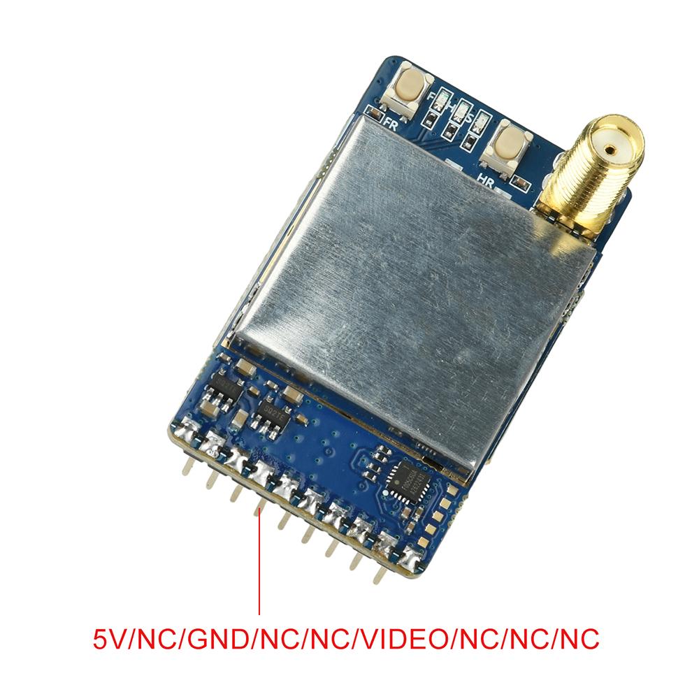 3.1-3.7 GHz Video Input Module VRX Video Transmission Receiver Module FPV Video Analog Receiver 64-Channel for FPV Video Goggles