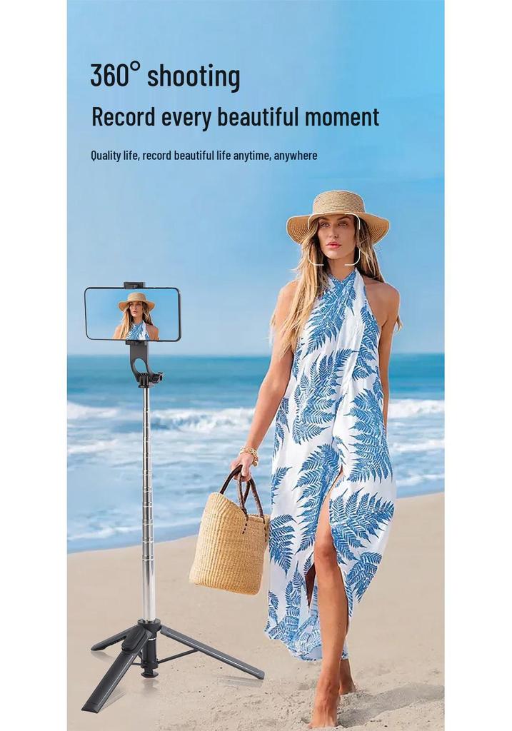 Multifunctional Magnetic Bluetooth Selfie Stick & Tripod with Remote Control for Smart Photography