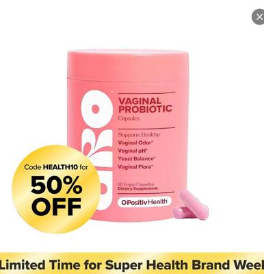 O Positiv URO Vaginal Probiotics for Women pH Balance with Prebiotics & Lactobacillus – Promote Healthy Vaginal Odor & Flora, 60 Count (Pack of 1)