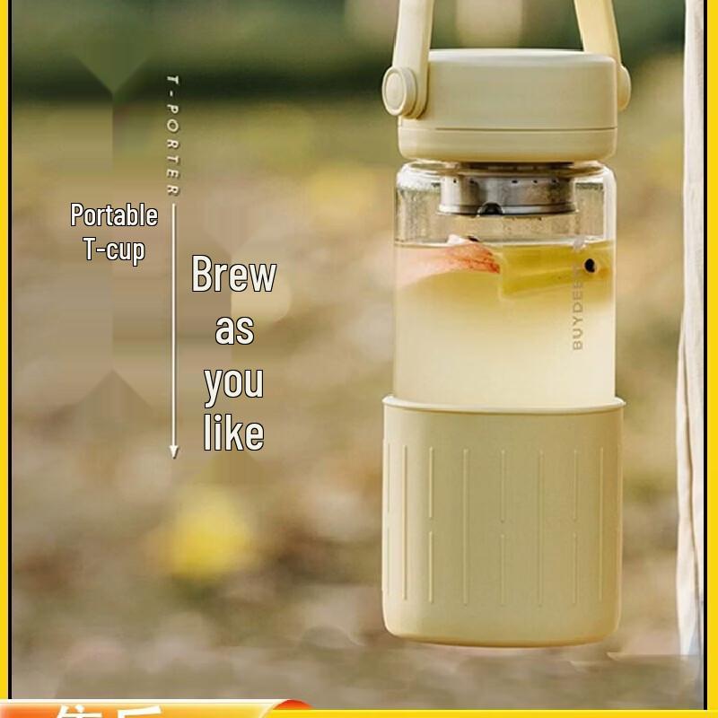 Buydeem Tea Infuser Glass Bottle