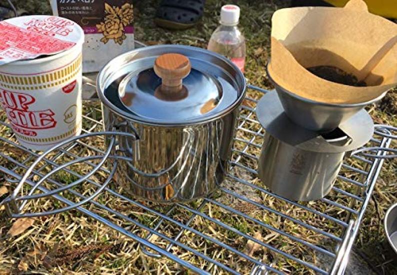 Touring Kettle Cooker Dripper Set with Storage Mesh Bag & PY-C007
