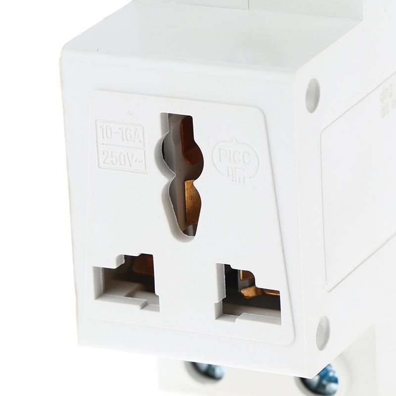 UK US EU FR IT Standard Modulare DIN-Schienensteckdose 10A 16A 25A 250V Industrielle Verteilerdose AC30 Steckdosen Adapter Verbinder