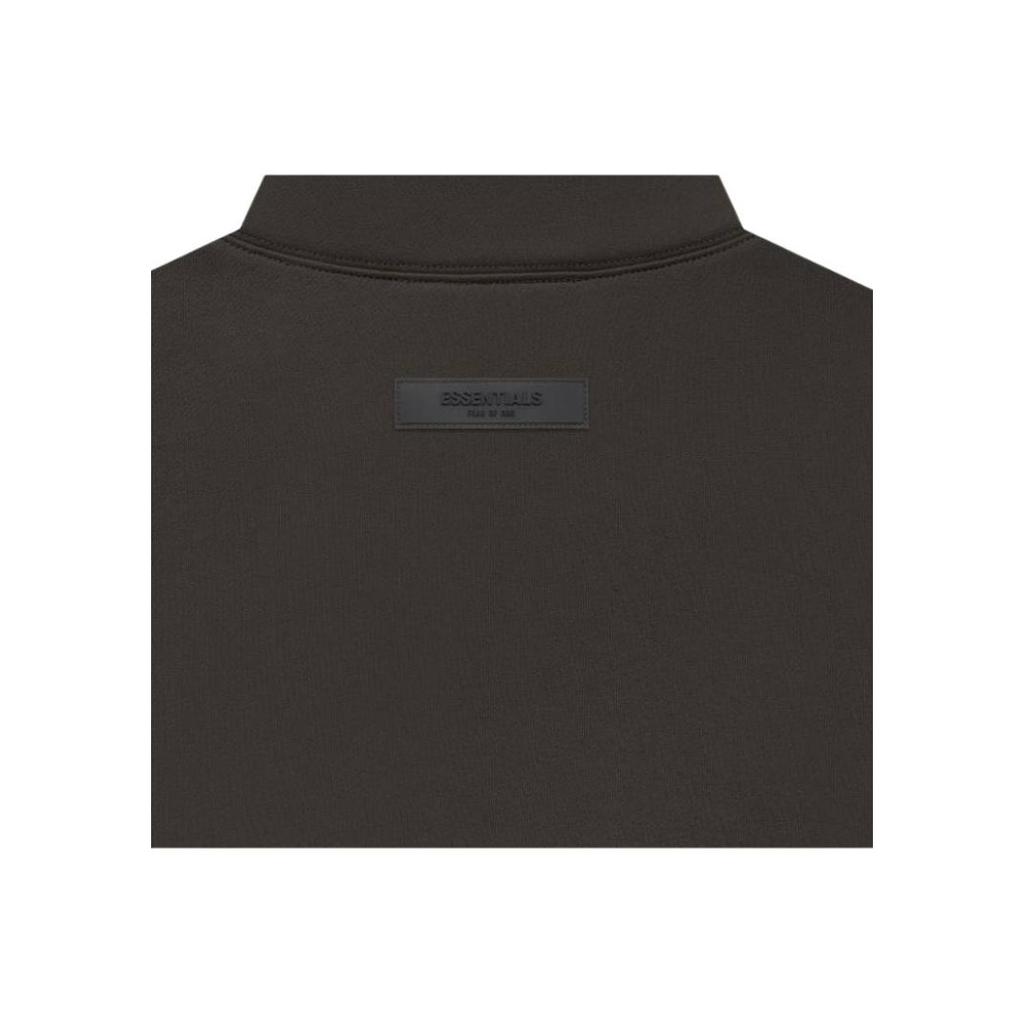 Fear of God Essentials Fleece Pullover Long Sleeve Sweatshirt FW22 Unisex Sweatshirt Grey Black FOG-FW22-044