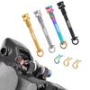 2PCS Fixing Clip Disc Brake Pad Bolts Ti-Alloy M4 Caliper Bolt Premium Fixing Pin  MTB