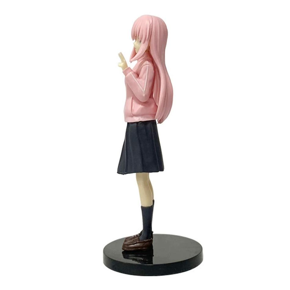 17cm BOCCHI THE ROCK Gotoh Hitori Action Figure Anime Character PVC Cute Kawaii Girl Model Doll Toys Collection Children Gifts