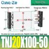 Regulowany skok Dwosiowy cylinder pneumatyczny dwururkowy TNJ TNJ10/16/20/25/32-30-100