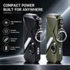 Double Front Lights Keychain Flashlight USB C Atmosphere Keychain Lamp Atmosphere Lighting